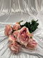 Artificial Rose Blush Bouquet
