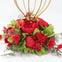 Floral Red Centrepiece