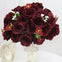 Burgundy rose centrepiece
