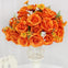Orange rose centrepiece