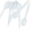 Disposable White Cutlery